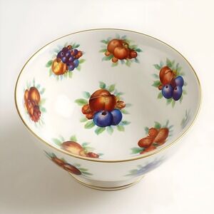 Royal Chelsea Golden Fruit Bowl 4194A Bone China England Gold Trim Vintage